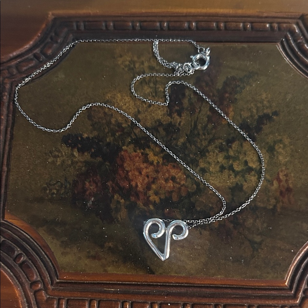 Tiffany & Co. Aries constellation Silver Pendant Necklace